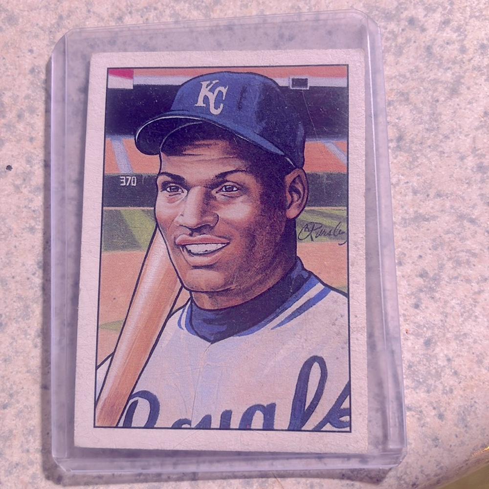 Topps baseball 1990 Bo Jackson artist Craig pursley...20